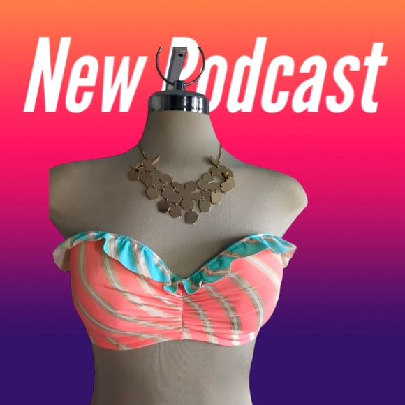 VICTORIA'S SECRET  Pink Green& White Gorgeous Bikini Top Size 34DD. - Picture 2 of 12